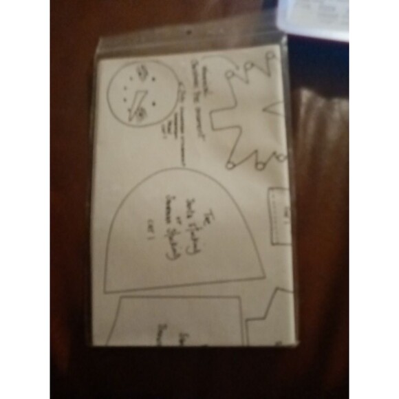 Waiting for Santa Christmas Stocking Craft Pattern 10" x 17" Indygo Junction - Picture 2 of 2